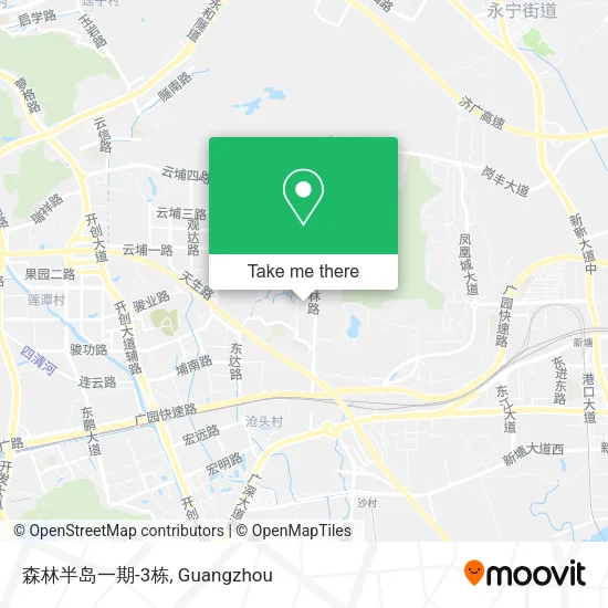 森林半岛一期-3栋 map