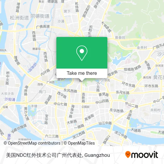美国NDC红外技术公司广州代表处 map