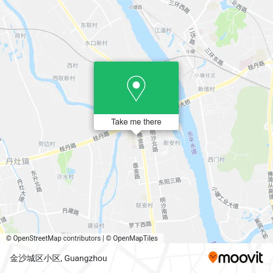 金沙城区小区 map