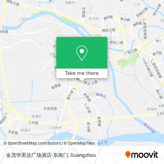 金茂华美达广场酒店-东南门 map
