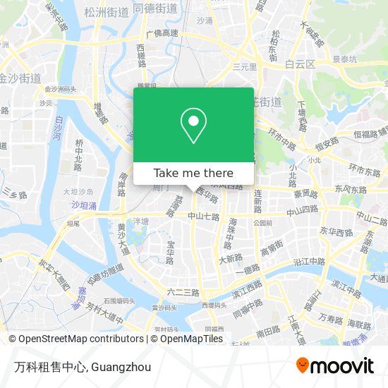 万科租售中心 map
