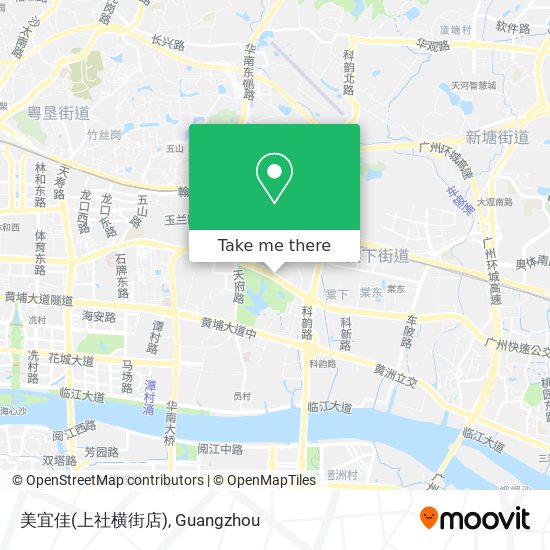 美宜佳(上社横街店) map