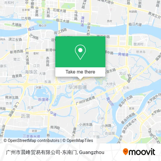广州市晨峰贸易有限公司-东南门 map