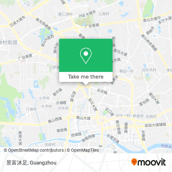 景富沐足 map