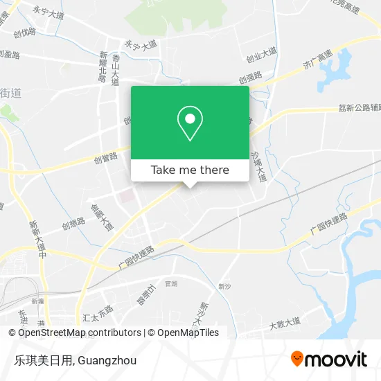 乐琪美日用 map