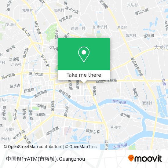 中国银行ATM(市桥镇) map