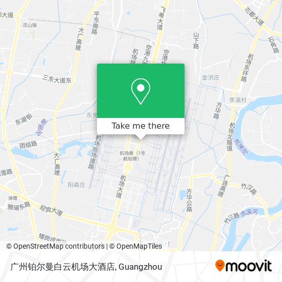 广州铂尔曼白云机场大酒店 map