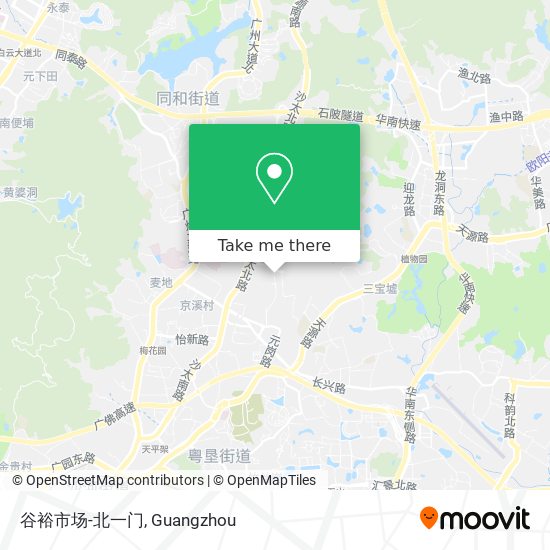 谷裕市场-北一门 map
