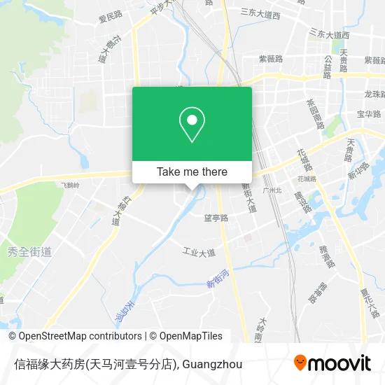 信福缘大药房(天马河壹号分店) map
