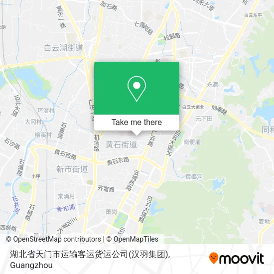 湖北省天门市运输客运货运公司(汉羽集团) map