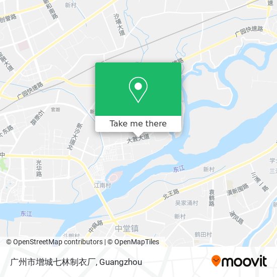 广州市增城七林制衣厂 map