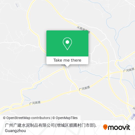 广州广建水泥制品有限公司(增城区腊圃村门市部) map