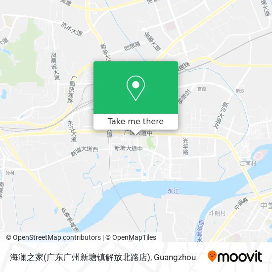 海澜之家(广东广州新塘镇解放北路店) map