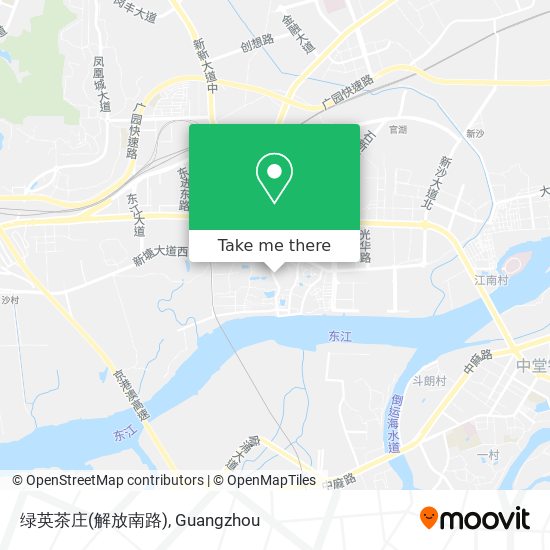 绿英茶庄(解放南路) map