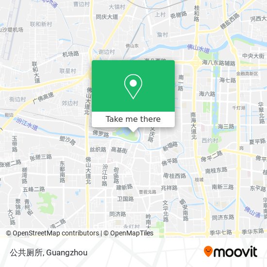 公共厕所 map