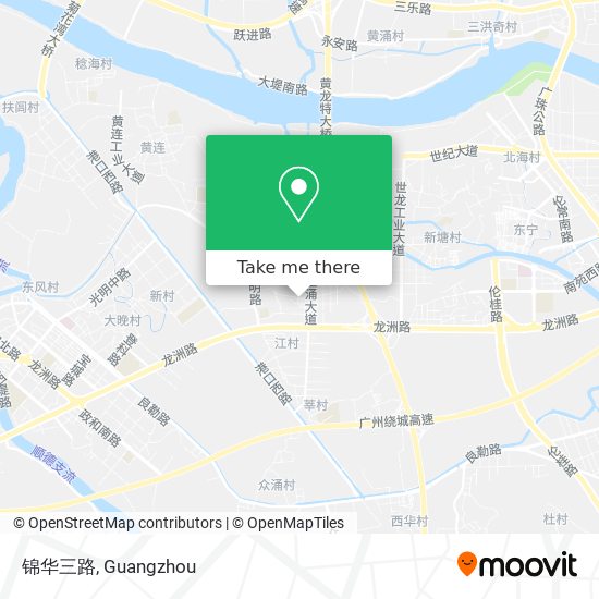 锦华三路 map