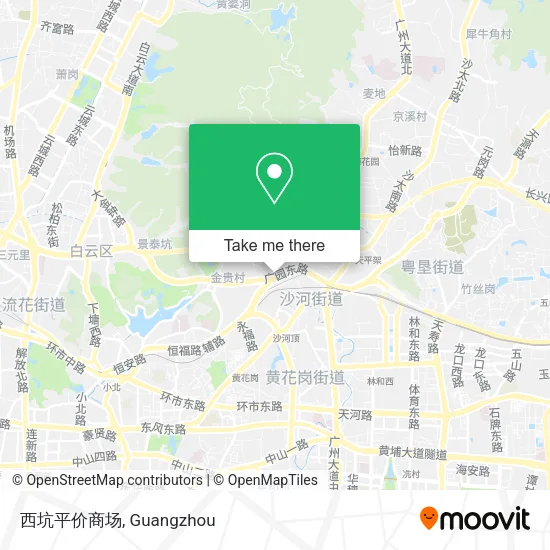 西坑平价商场 map