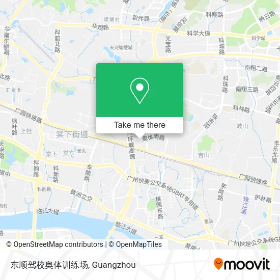 东顺驾校奥体训练场 map