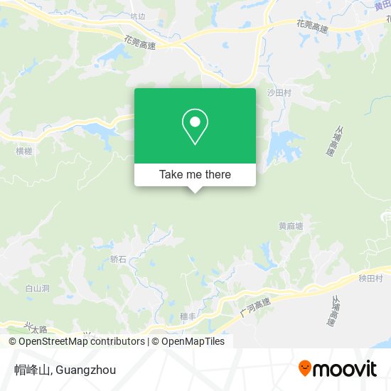 帽峰山 map
