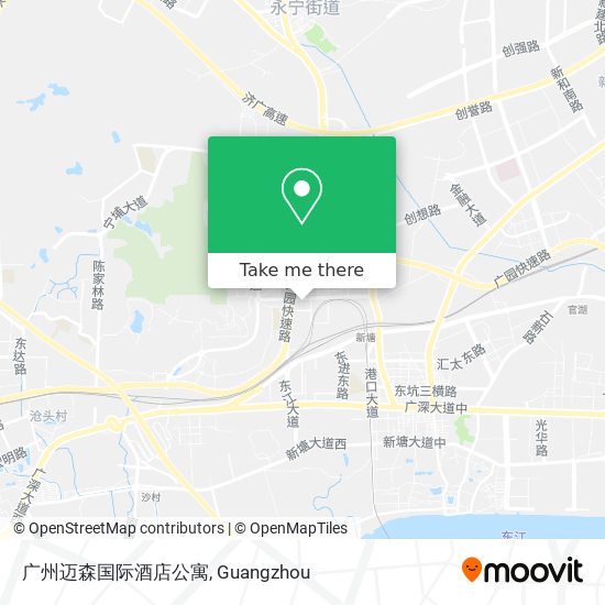 广州迈森国际酒店公寓 map