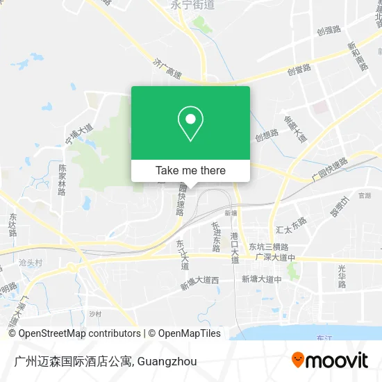 广州迈森国际酒店公寓 map