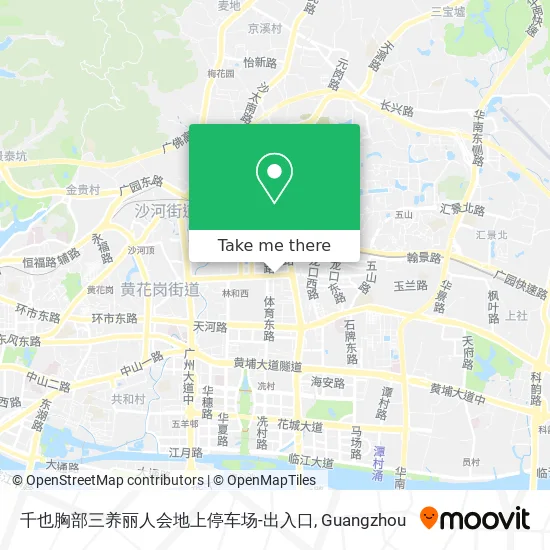 千也胸部三养丽人会地上停车场-出入口 map