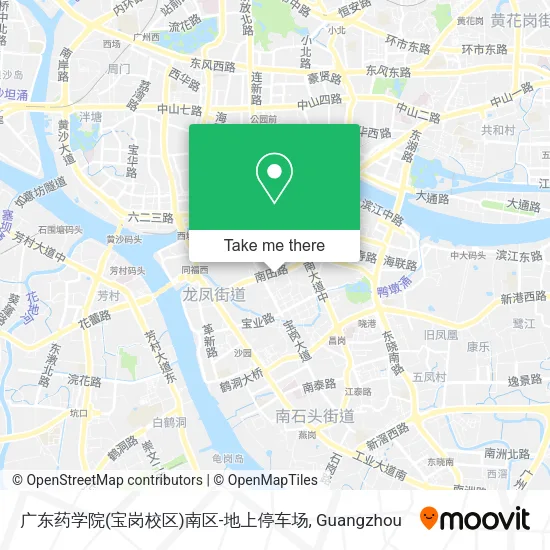 广东药学院(宝岗校区)南区-地上停车场 map