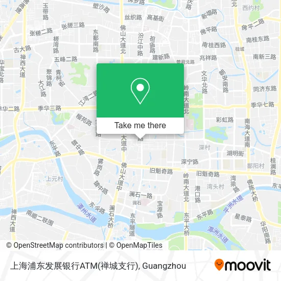上海浦东发展银行ATM(禅城支行) map