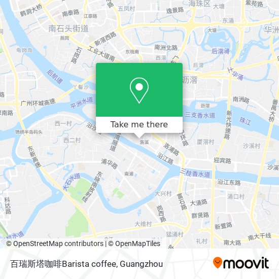 百瑞斯塔咖啡Barista coffee map