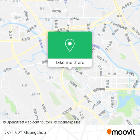 珠江人寿 map