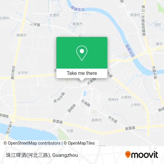 珠江啤酒(河北三路) map