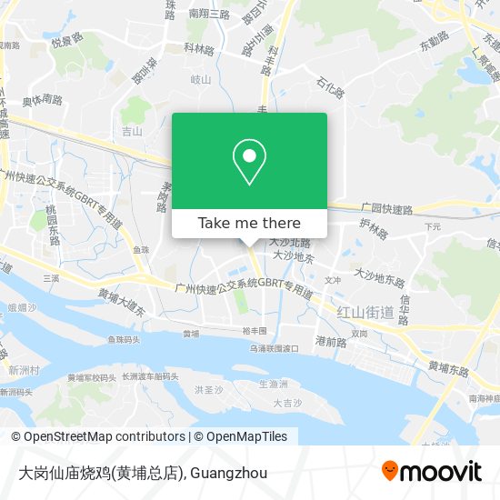 大岗仙庙烧鸡(黄埔总店) map