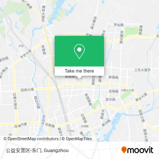 公益安置区-东门 map