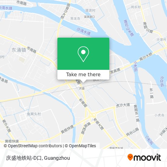 庆盛地铁站-D口 map