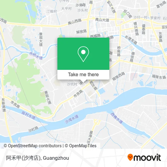 阿禾甲(沙湾店) map