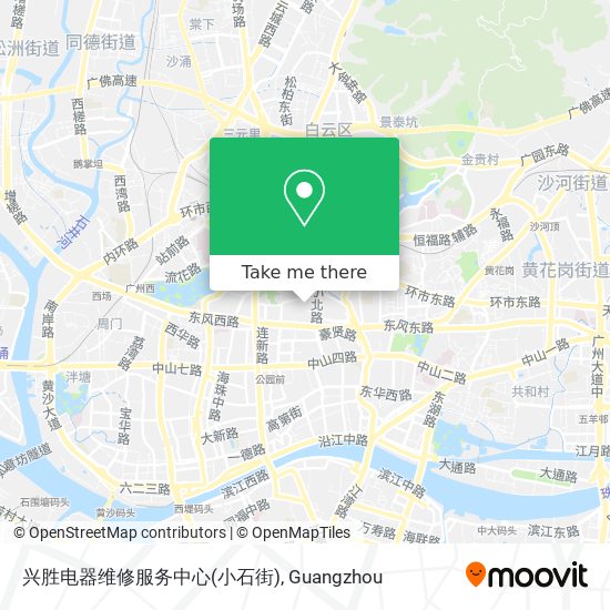 兴胜电器维修服务中心(小石街) map