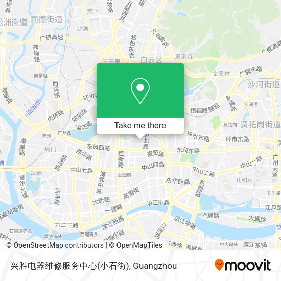 兴胜电器维修服务中心(小石街) map