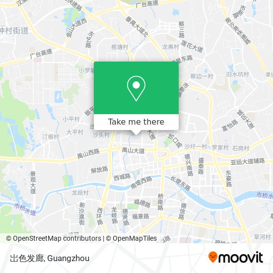 岀色发廊 map