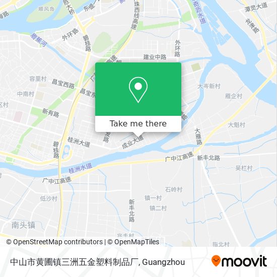 中山市黄圃镇三洲五金塑料制品厂 map