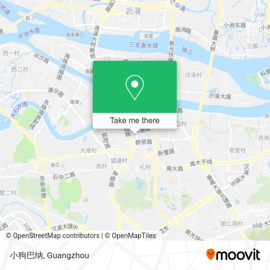 小狗巴纳 map