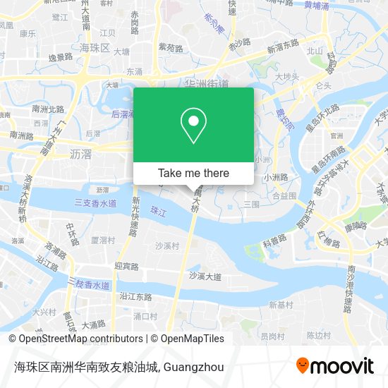 海珠区南洲华南致友粮油城 map
