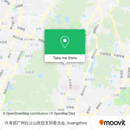 共青团广州白云山医院支部委员会 map