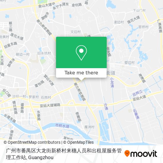 广州市番禺区大龙街新桥村来穗人员和出租屋服务管理工作站 map