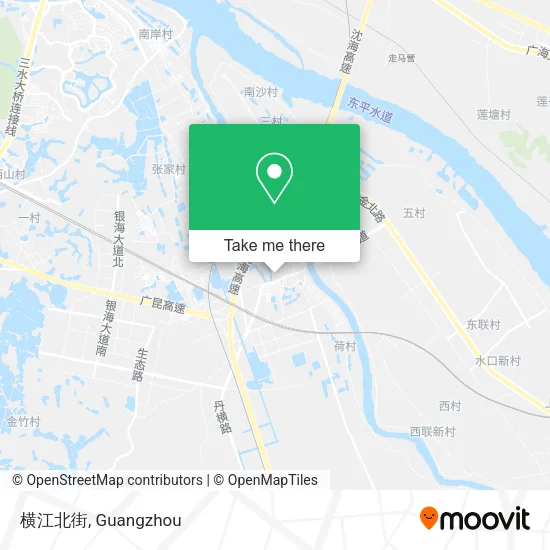 横江北街 map