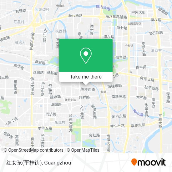 红女孩(平桂街) map