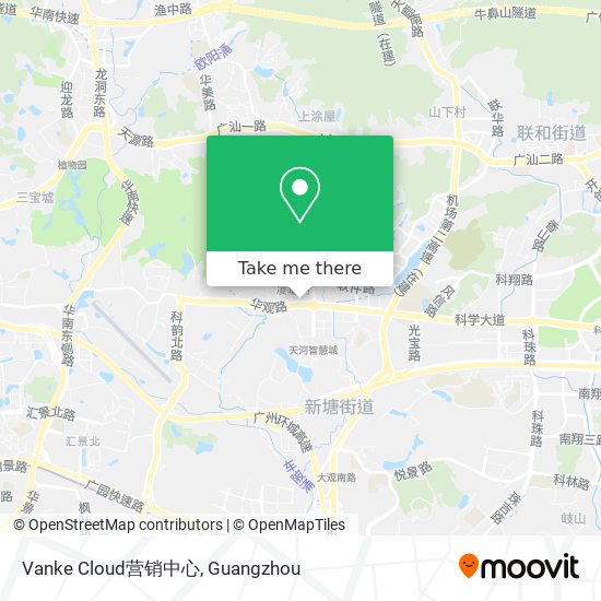 Vanke Cloud营销中心 map