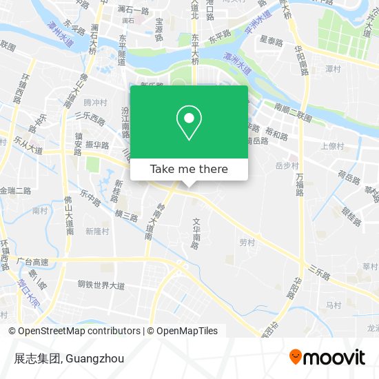 展志集团 map