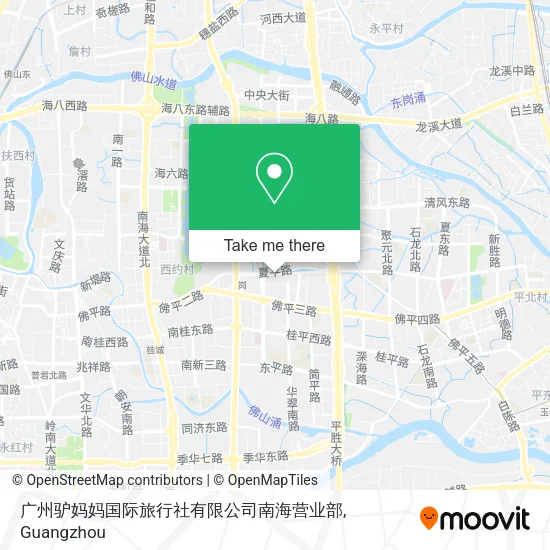 广州驴妈妈国际旅行社有限公司南海营业部 map