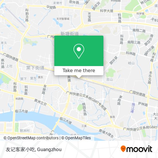 友记客家小吃 map