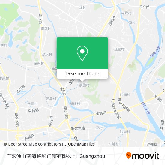 广东佛山南海锦银门窗有限公司 map